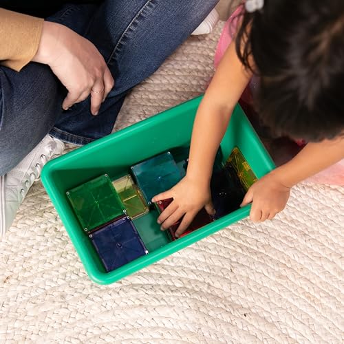 ECR4Kids 5-Tier Storage Rack with 15 Cubby Bins 5x3, Multipurpose Organization, Contemporary
