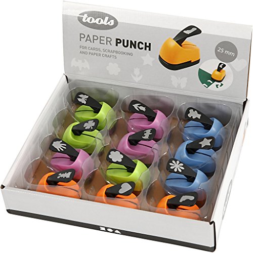 Paper Punches, Size 25 mm, Everyday Motives, 12asstd
