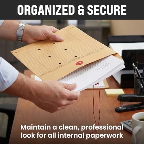 Interoffice Envelopes with String, 10" x 13" (Pack of 100)