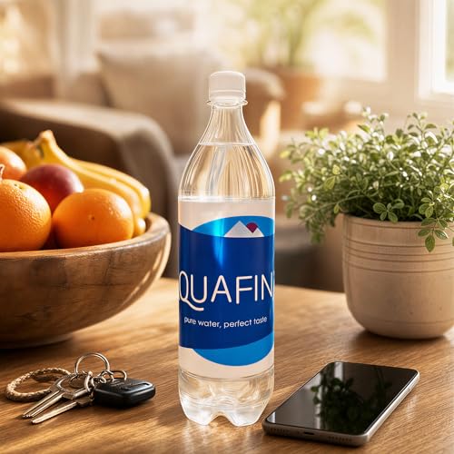 Aquafina Water Bottle Diversion Safe with Hidden Compartment In The Middle - Secret Stash Cup for Cash, Key Cards, Travel & Beach-1.25L (Extra Large)