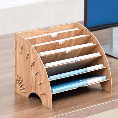 Yinj1835hh File holder Fan Shaped File Rack Desktop Storage Office Data Classification Folder Office