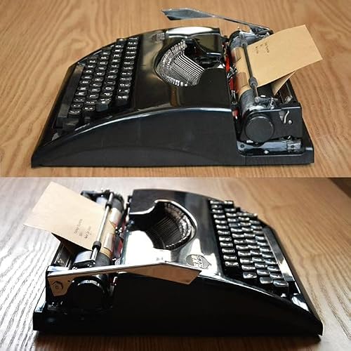 ntumLeap Typewriter Old Fashioned Manual Writers Home Office Study Room Desk Portable Easy Use,Black