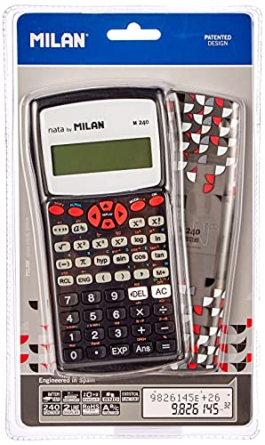 Milan 159110RBL Scientific Calculator with 2-Line LCD Display