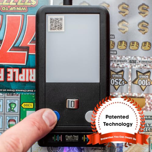 Dri Mark Flash Test Counterfeit Bill Detector, 3 Easy Tests in One Small Device, Watermark, Ink, Security Strip, Fast and Accurate Money Checker, Fake Currency Detection Machine, Maintenance Free