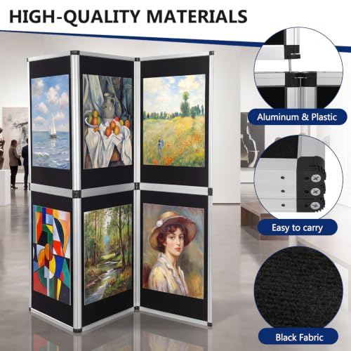 Generic 6 1 Panel Trade Show Display Board Portable Folding Panel Kit