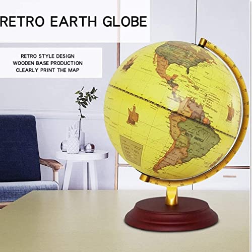 globe, Creative Small Desk Lamp Tabletop Kids and Adult with(B,Small)