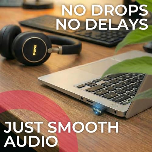 Yealink BT51 USB C Bluetooth Dongle for BH70, BH71, BH72, BH74, BH76 Headsets, Works with PC, Laptops, Mac & Deskphones, Teams & Zoom Compatible, 100 ft Range, Plug-and-Play, HD Voice, Call Control