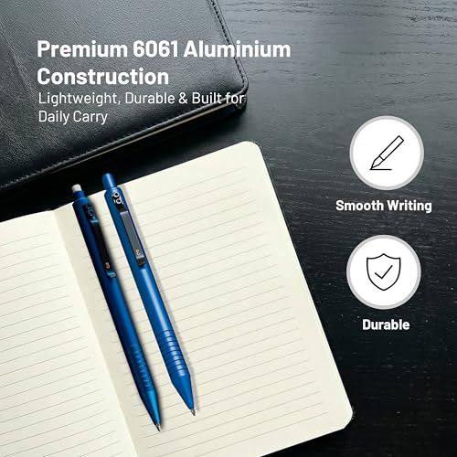 EDC Grafton Aegean 0.7mm Metal Gel Ink Pen and Mechanical Pencil Set