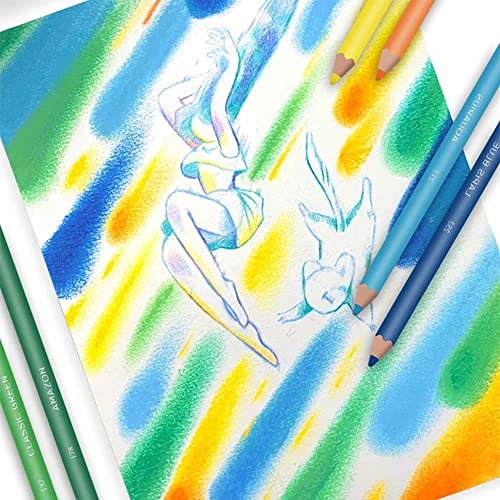 ZYQHMY Colors Professional Oil Color Pencils Set Sketch Coloured Colored Pencil For Draw Coloring School Art Supplies