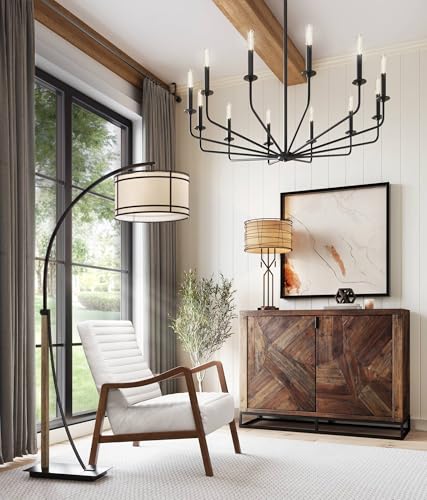 Gentry 71 1/2" Tall Bronze 2-Light Downbridge Arc Floor Lamp