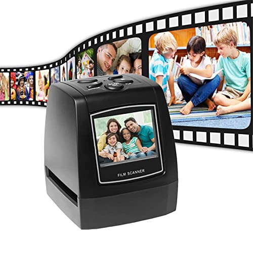 Negatives Scanner,35mm/135mm Slide Film Converter,Automatic Exposure &Color Balance Adjustment for Scanned Slides,Films,Restore Old Pictures