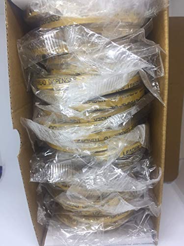 ALLTAPESDEPOT ATG Transfer Gun Double Side Refill Tapes, Reverse Wound Adhesive Transfer Tape Acid Free Gold Paper Liner ATG-7502, 1/4" X 36YD Pack of 144