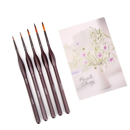 HBJWOV Triangle Pole - Line Drawing Brush Set Oil Painting Edge BrushWatercolor