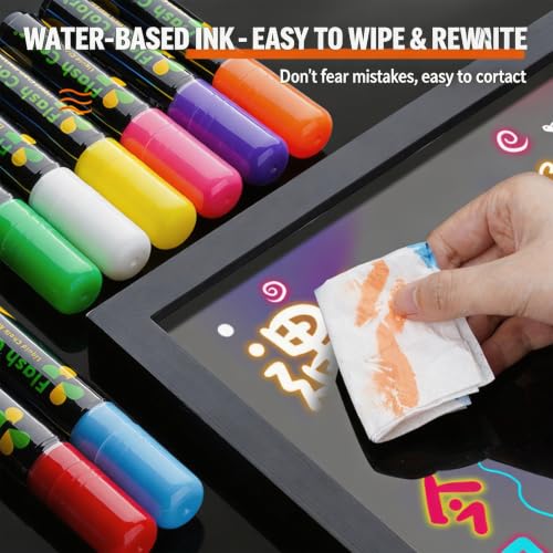 of Liquid Chalks Marker Fluorescent Highlighter Marker Pen Dry Erasable Pens for Writing Blackboard Whiteboard Whiteboard Pen