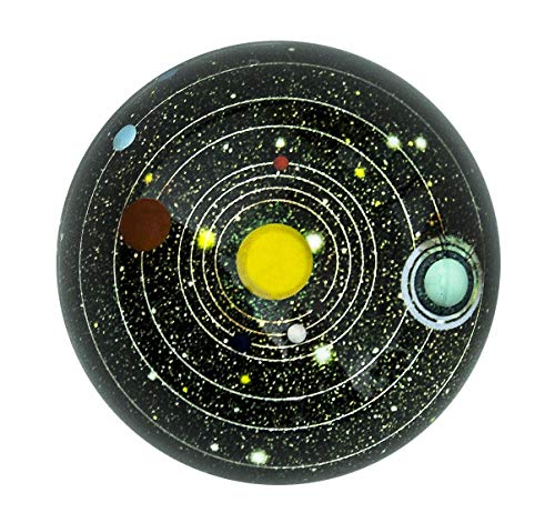 Kikkerland Planetarium Paperweight (SC22), 3.25" x 3.25"