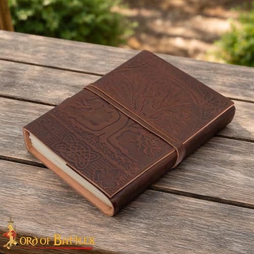 Lord of Battles Adventurer's Book or Diary Holder Handcrafted from Genuine Leather Holster 13x18cm