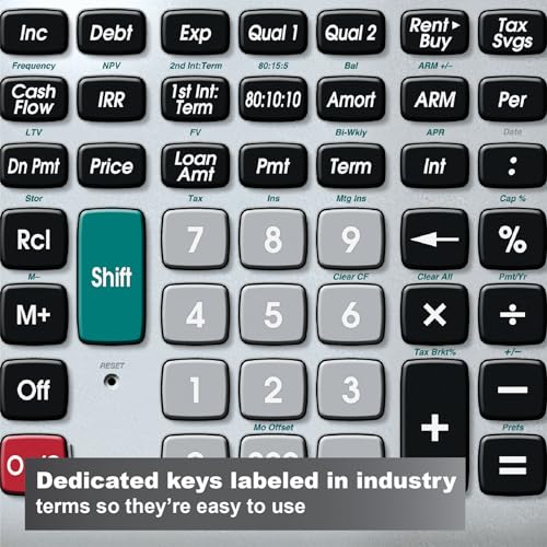 Calculated Industries 43430 Qualifier Plus IIIfx Desktop PRO Calculator