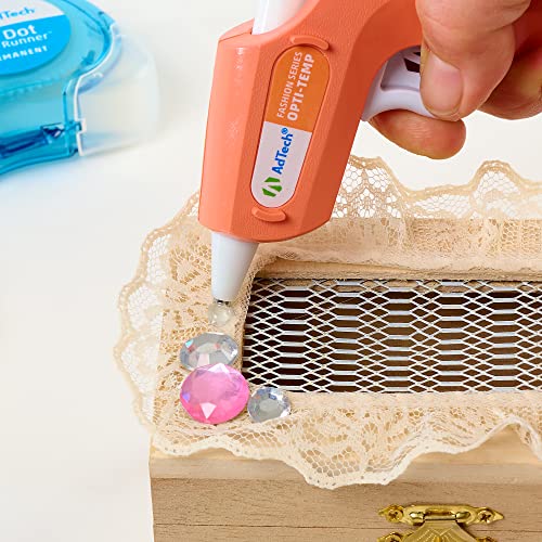 AdTech 8-Inch Mini Hot Glue Sticks, Clear | Multi-Temp, Strong Bonding Adhesive for Crafting, DIY & Repairs | Works with All Mini Glue Guns | Made in the USA