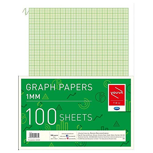 YOUVA- VastuTrading Graph Paper (1mm, 100 Sheets)