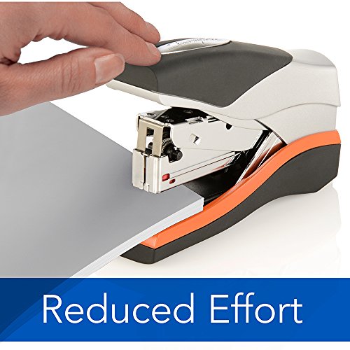 Swingline Stapler, Half Strip Desktop Stapler, 40 Sheet Capacity, Low Force, Compact Size, Office, Desk, Optima 40, Orange/Silver/Black, 6 Pack (87842) (S7087842-CS)