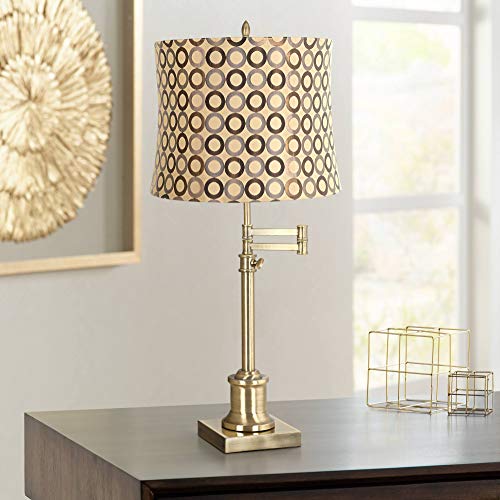 Lighitng 36" Large Desk Lamp Westbury Copper Brass Adjustable Swing