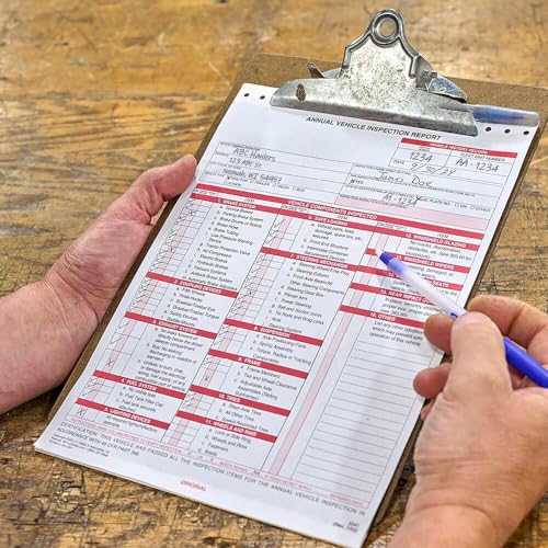 J. J. Keller Annual Vehicle Inspection Report Form and Label, 10 Pack