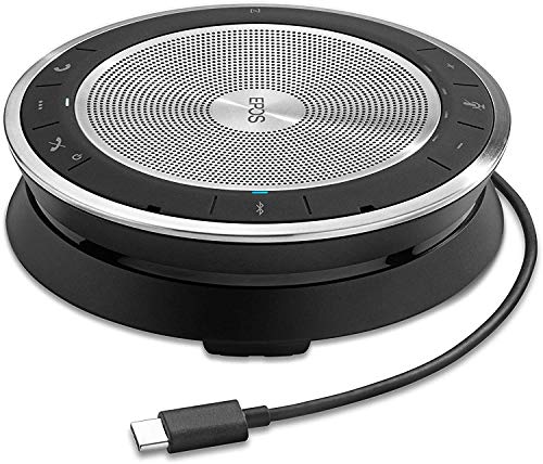 EPOS SP30+ Bluetooth Speakerphone for Streaming Voice and Video Distance Learning, Remote Work, School, Conferencing Apps - Zoom, Webex, Meet, Teams Bundled with Global Teck Gold Support Plan