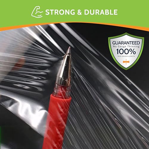 PSBM Mini Stretch Film/Wrap with Plastic Handle 3" x 700' 120 GA 18 Rolls