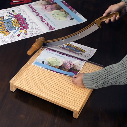 Swingline Paper Trimmer, Guillotine Paper Cutter, 15" Cut Length, 15 Sheet Capacity, ClassicCut Ingento (1142)