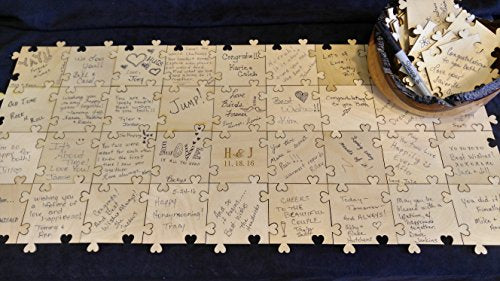 Sweetheart Puzzle Wooden Signing Guest Book (150 piece)