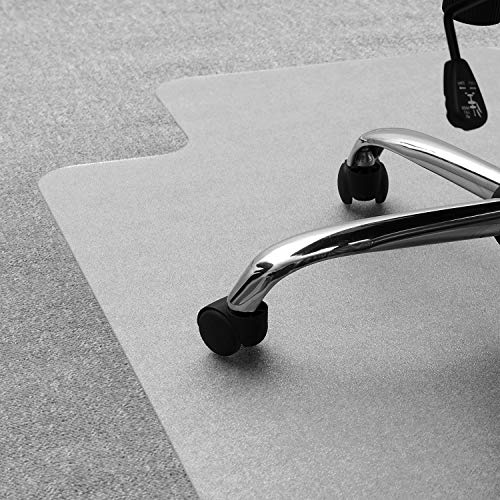 Floortex® Exclusive Ultimat® Polycarbonate Lipped Chair Mat for Carpets up to 1/2" - 35 x 47"