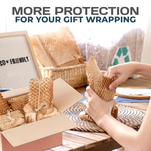 HexcelPack HexcelWrap Honeycomb Packing Paper Wrap - White, 12" x 1400'