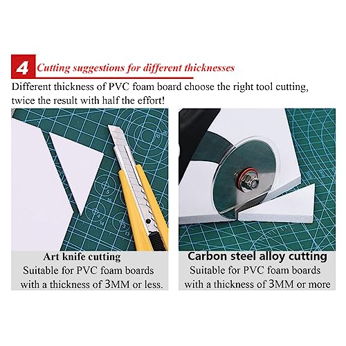 3-Pack 15mm White PVC Foam Boards - Ultra-Rigid & Weatherproof for Crafts, Wedding Displays, School Projects & Outdoor Signs(1.5X40X60Cm)