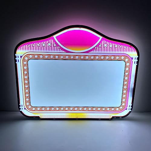 Cinema Light Box LED Letter Bottle Presenter Letters/Numbers Board Customized Your Message for Home Decor,Wedding,Birthday Parties,B