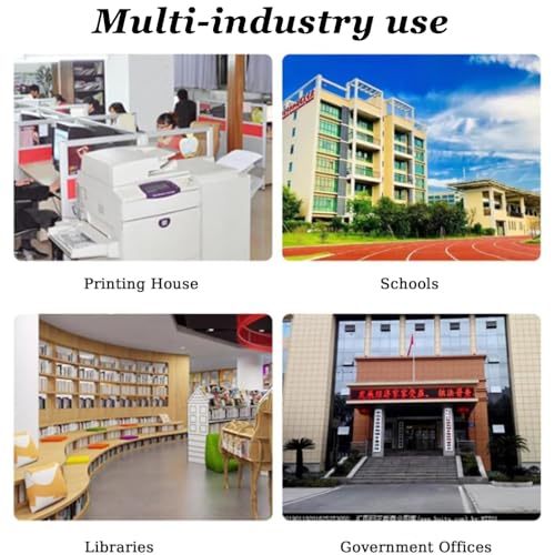 Paper Folding Machine,Electric Paper Book Stapler Creaser,A3 Brochure Stapler Folding Machine,Folder Dashed Machine Flat-Clinch Automatic Binding Machine,5reservations