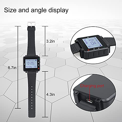 Retekess T128 Restaurant Pager System, Wireless Call System, 5 Buttons