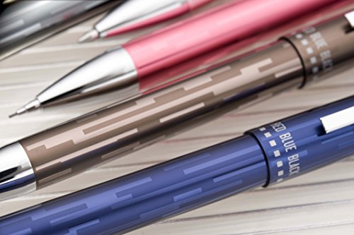 Sailor 16-0222-220 Fountain Pen, Multi-Functional Pen, 3 Colors + Sharp Metallic 4, Black