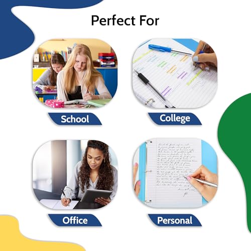 576 Pack (Pallet) Bulk EPI Filler Paper – Wide Ruled, 150 Sheets Loose Leaf Paper – 3-Hole Punched for 3 Ring Binder Refill – 10.5 x 8in – Bulk School Supplies, Office and Classroom Lined Pads