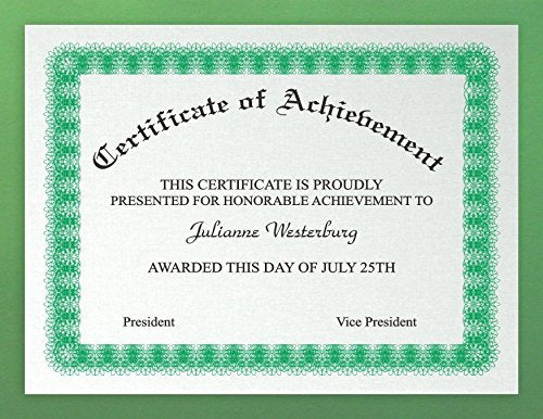100 Green 65lb Cover|Card Paper - 11" X 17" (11X17 Inches) Tabloid|Ledger|Booklet Size - 65 lb/pound Light Weight Cardstock - Quality Printable Smooth Surface for Bright Colorful Results