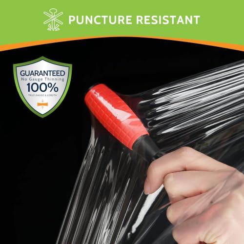PSBM Cast Hand Stretch Wrap Plastic Shrink Film 12" x 1500' 90 GA 4 Rolls