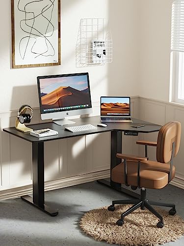 Marsail MSEDS2 Home-Office-desks, 55 x 34 Inch, Obsidian