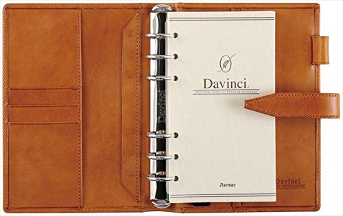 Raymei Fujii DB3014R Da Vinci Loroma Classic Bible Red Personal Organizer