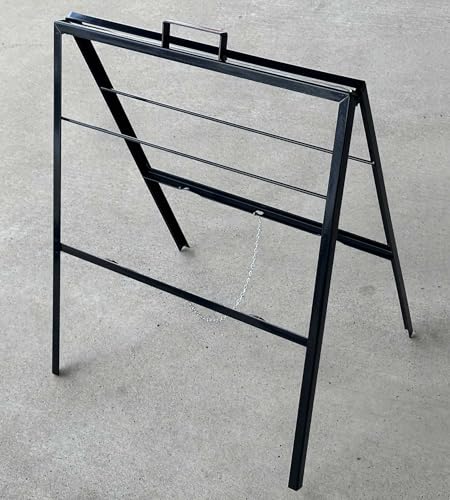 4-Pack of Top Handle Metal A-Frame sidewalk sign stands for 24"x18" Real Estate Signs