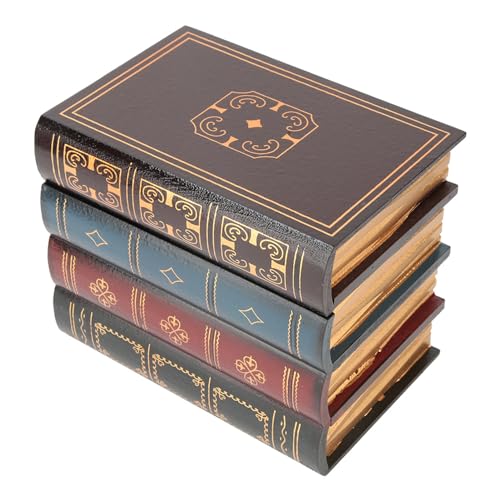Book Safe, European Style Decorative Fake Book, Hollowed Out Decorative Faux Books, Compartment Box for Storage – Hide Jewelry, Money, Valuables, and More, Home Decor(#2)