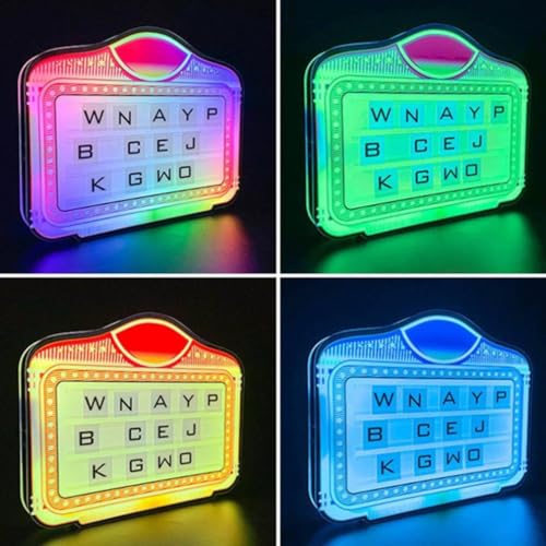 LED Club Bottle Presenter, Color Letter Billboard,Hand Holding Luminous LED Presenter,Happy Birthday,Changeable Letters VIP Service for Club Party Bar