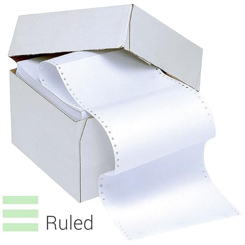 Q-Connect 11x14.5 Inches 1-Part 70gsm Music Ruled Listing Paper (Pack of 2000)