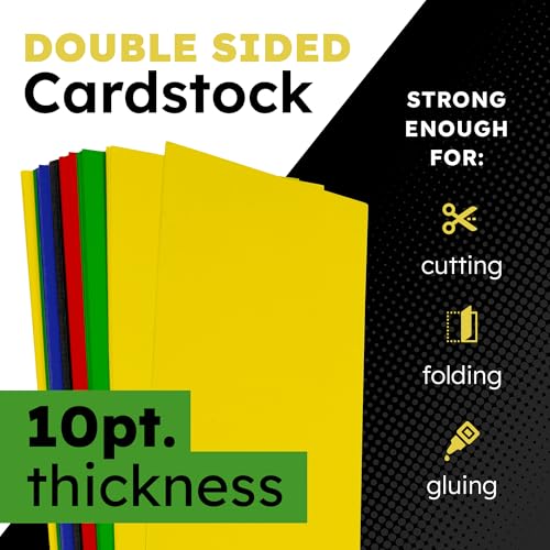 Hygloss Colored Poster Board 22 x 28, 50 Pack, Assorted Standard Colors