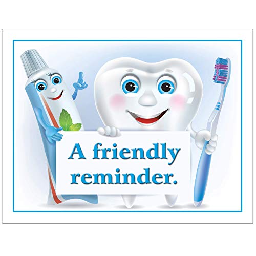 Custom Recall Laser Reminder Postcards, Dental Appointment Reminder Postcards. 4 Cards Perforated for Tear-off at 4.25" x 5.5" on an 8.5" x 11" Sheet of 8 Pt Card Stock. (1000)