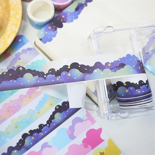 KLJUHGTR Washi Tape Cute Art Decorative Adhesive DIY Scrapbooking Sticker Label Stationery