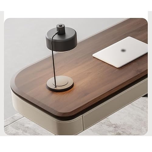 XIXSERTHIA Computer Desk Solid Wood Desk Modern Minimalist Home Living Room Study Desk Bedroom Computer Desk Study Writing Desk Office Desk Office Desks(140 * 70 * 75cm)